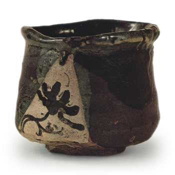 黒織部 筒茶碗 古美術 復興織部 茶道具 茶碗 織部 古道具 アンティーク