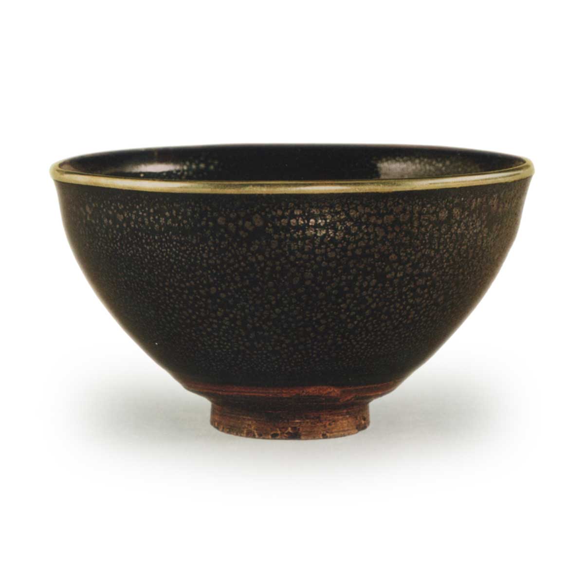 宋代 油滴天目 建窯兔毫窯変天目茶碗⁄中国古玩・唐物・