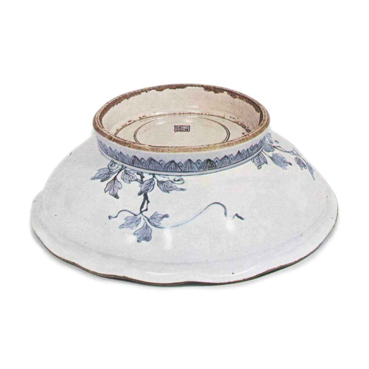 色絵 花鳥文 輪花 鉢 | 鶴田 純久の章 お話