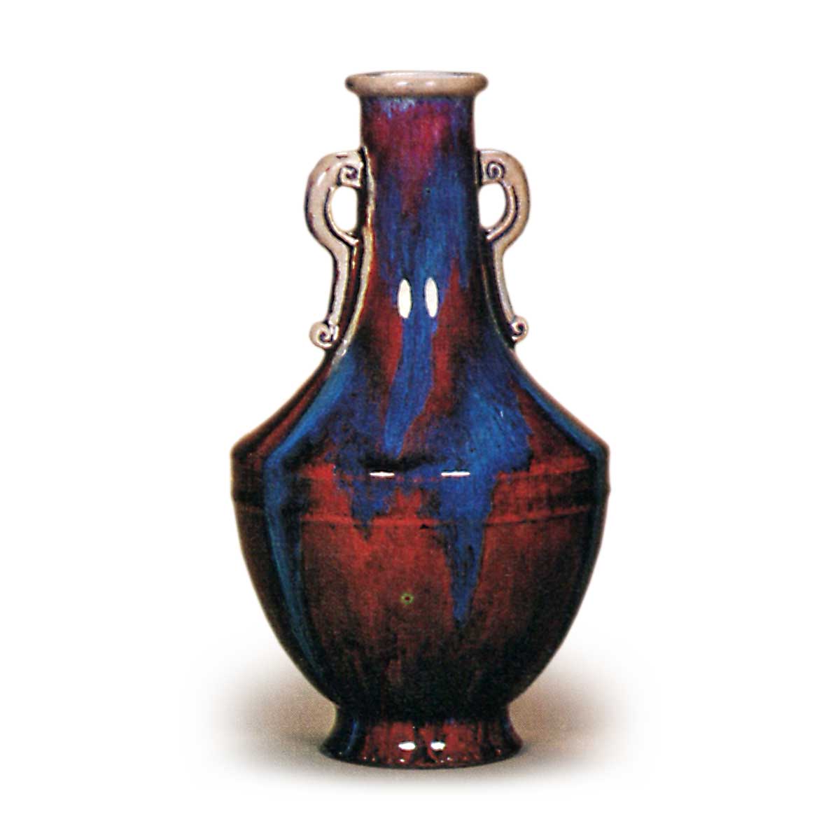 清時代 辰砂紅釉堂鑼洗 水盂 辰砂 窯変 古玩唐物 歴史有る年代物