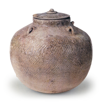 須恵器 四耳壺 | 鶴田 純久の章 お話