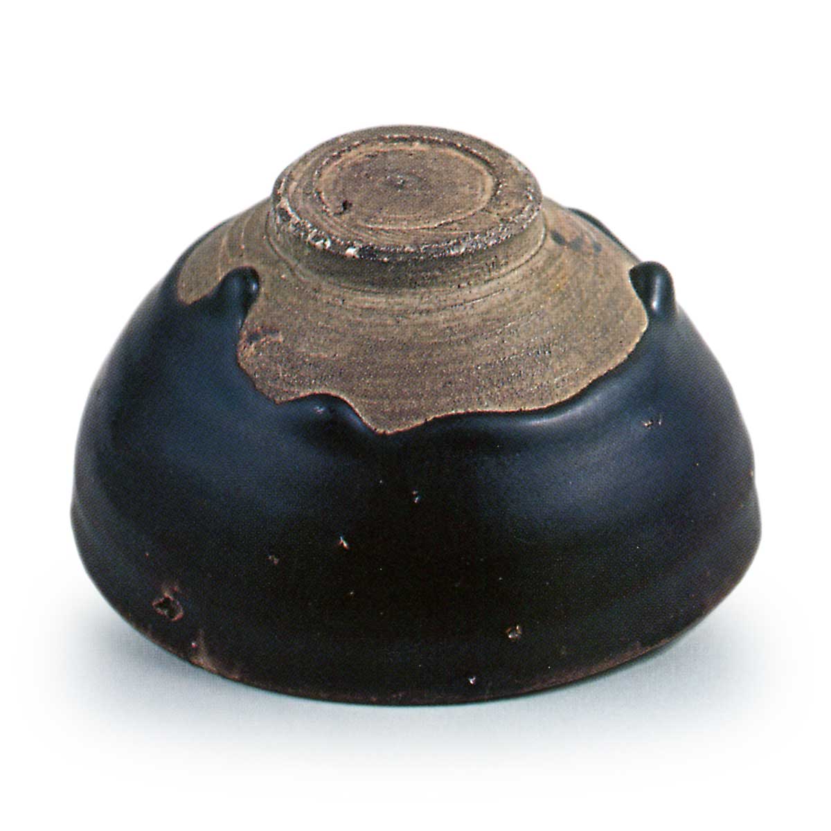 瀬戸 鉄釉天目茶碗、同高台 | 鶴田 純久の章 お話