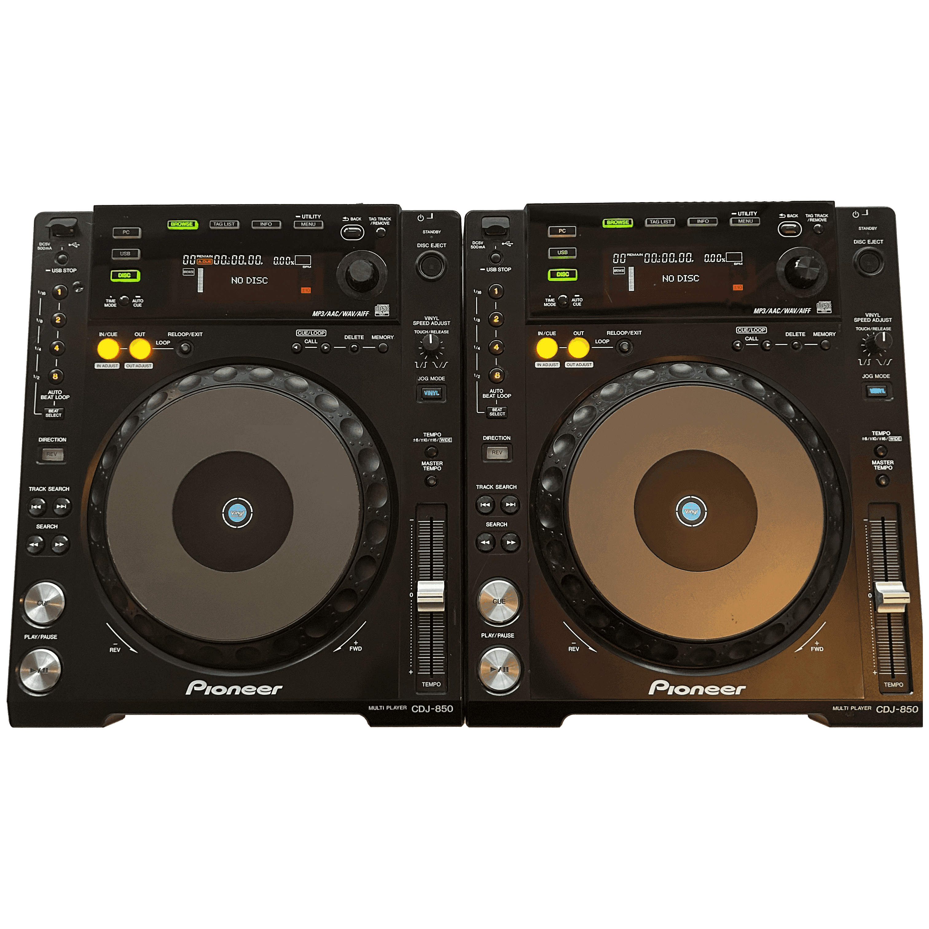 Pioneer CDJ-850 ブラック 2台セット Pioneer CDJ-850 美品 動作確認済み 2