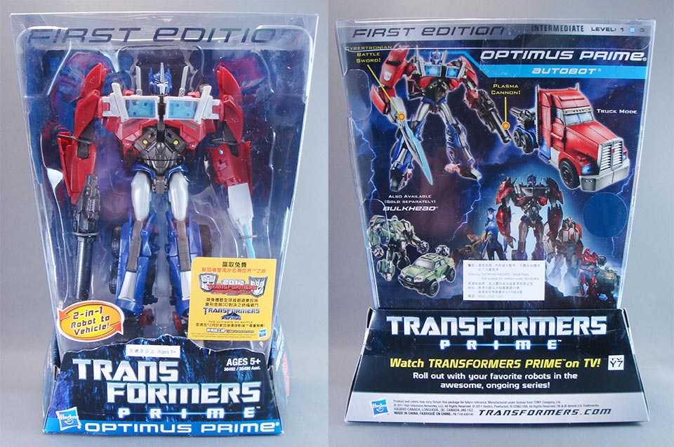 レビュー：TFプライム ファーストエディション オプティマスプライム