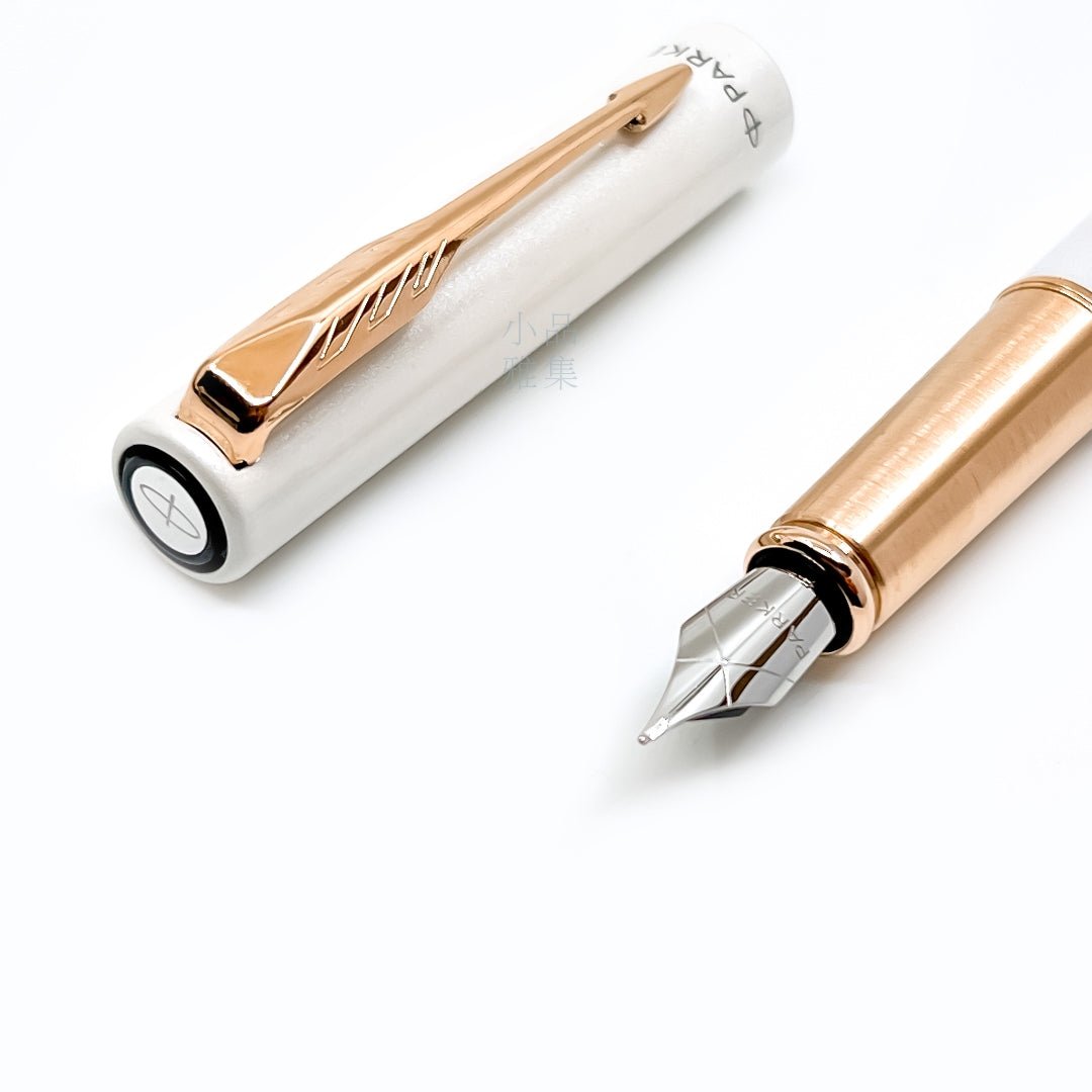 PARKER VECTOR gold-white fountain pen - TY Lee Pen Shop - TY Lee