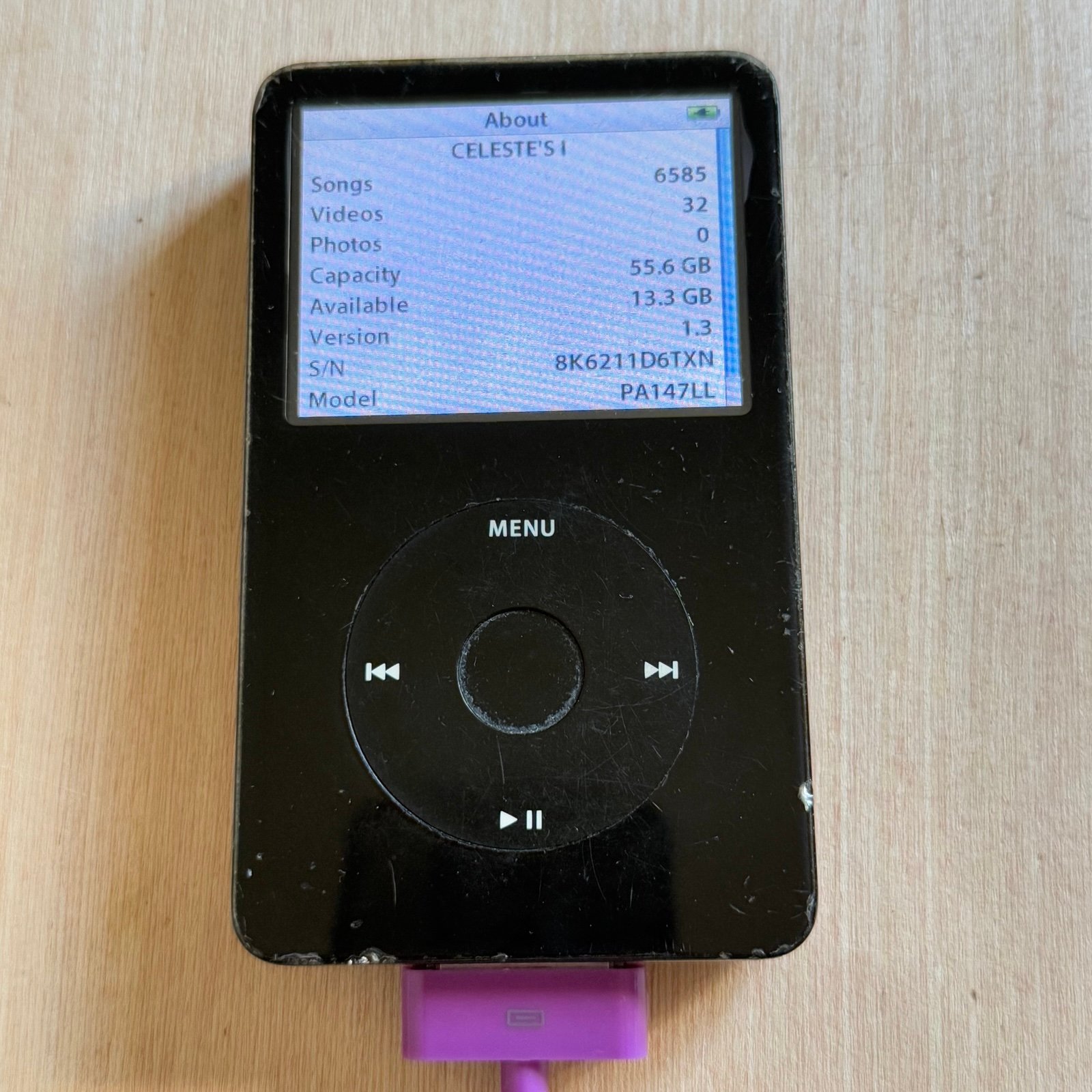 ポータブルプレーヤー iPod Classic A1136 60GB iPod 60GB a1136 iPod