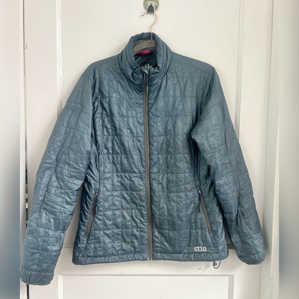 Stio Women's Azura Blue Insulated Jacket Size L 229