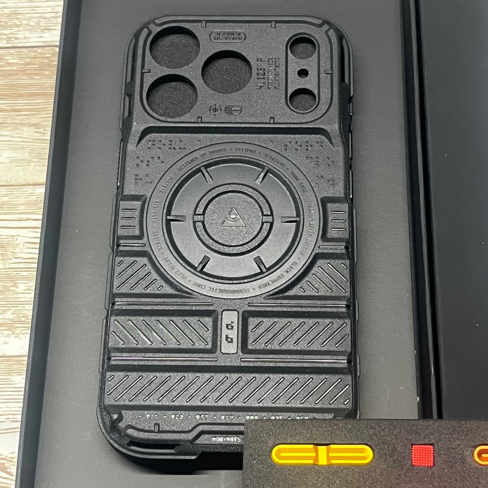 dbrand Tank Bundle iPhone 17 Pro Case Tactical Black Glass Napalm
