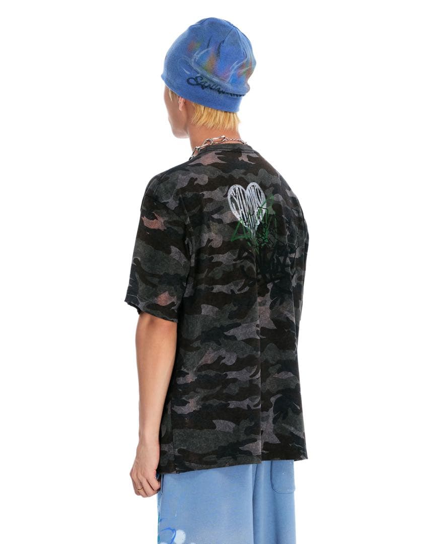 25AW sankuanz BUMPY GRAFFITI TEE GR8