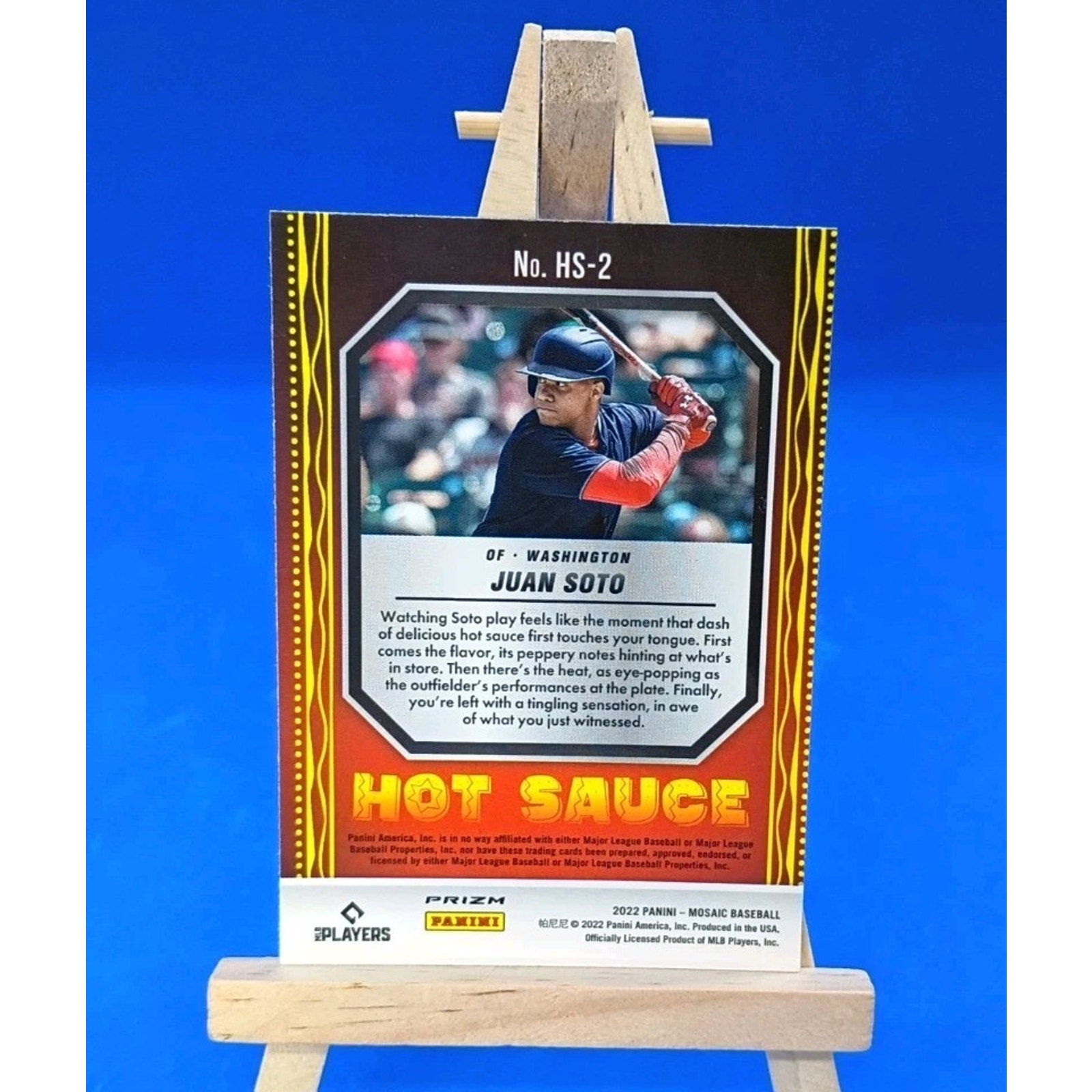 Juan Soto #HS-2 2022 Panini Mosaic Hot Sauce | Mercari
