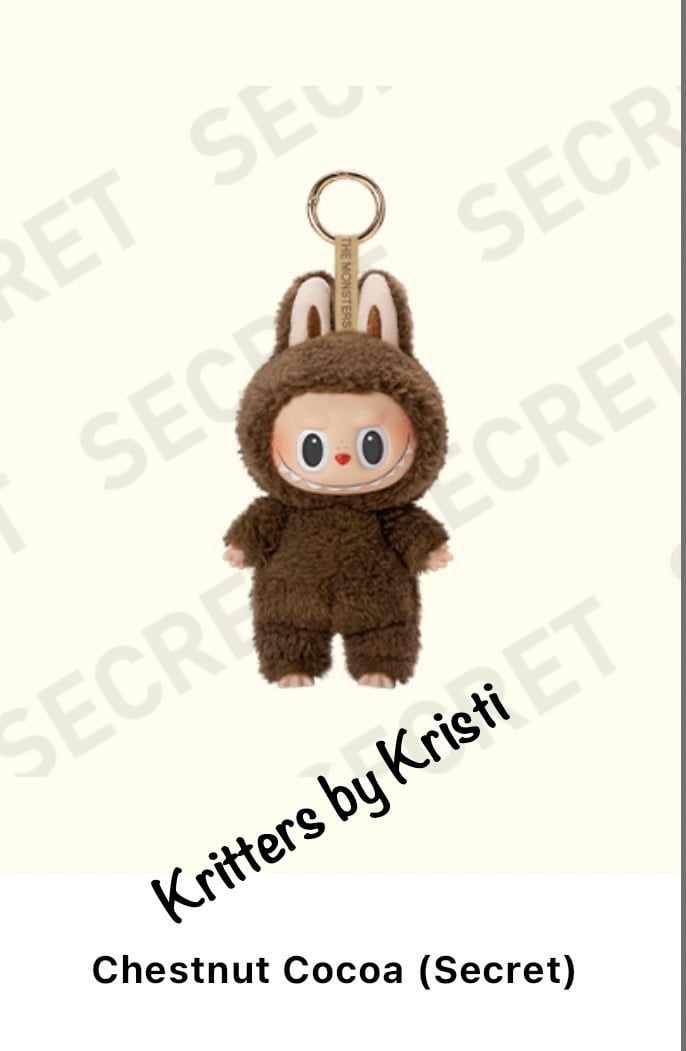 Macaron Labubu Chestnut Cocoa シークレット Popmart Labubu Exciting