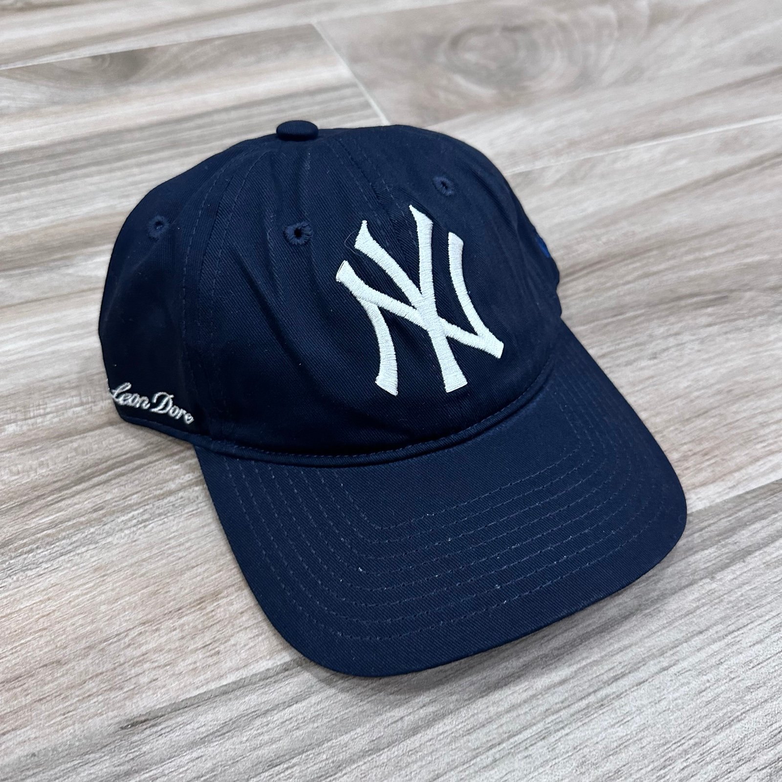 Aime Leon Dore NY Yankees Navy Blue Embroidered Hat