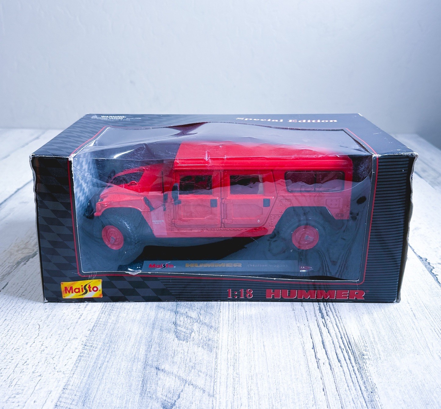 Maisto HUMMER 1:18 PREMIERE EDITION レッド 1/18マイスト ハマー