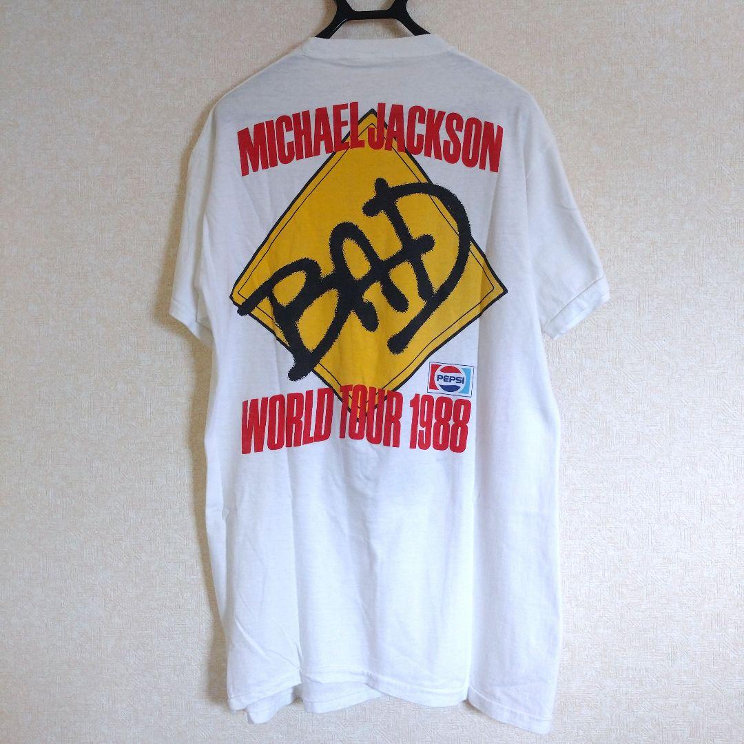 マイケルジャクソン ヴィンテージ Tシャツ 1998 ツアー BAD Vintage