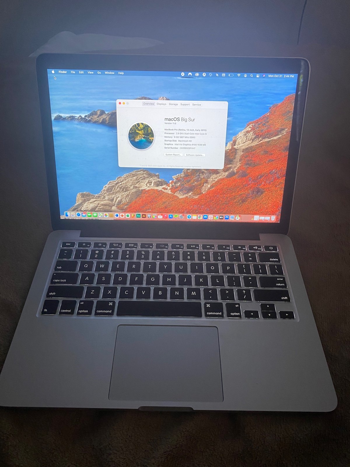15” MacBook Pro (Late 2013) – 256 SSD, 8GB RAM