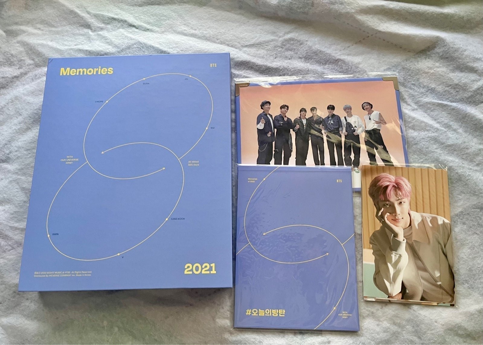 Official BTS Memories 2021 DVD + Preorder Benefit