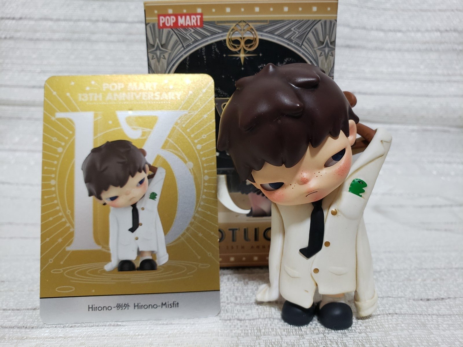 Pop mart blind box spotlight 13th anniversary hirono misfit