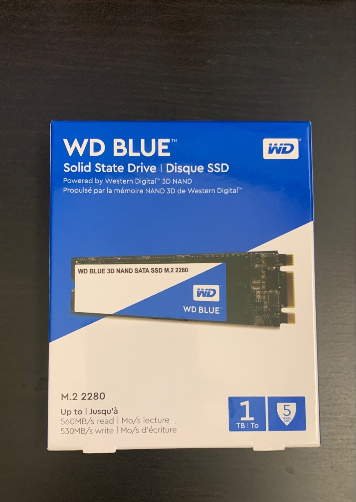 Western Digital 1TB WD Blue 3D NAND Internal PC SSD - SATA III 6