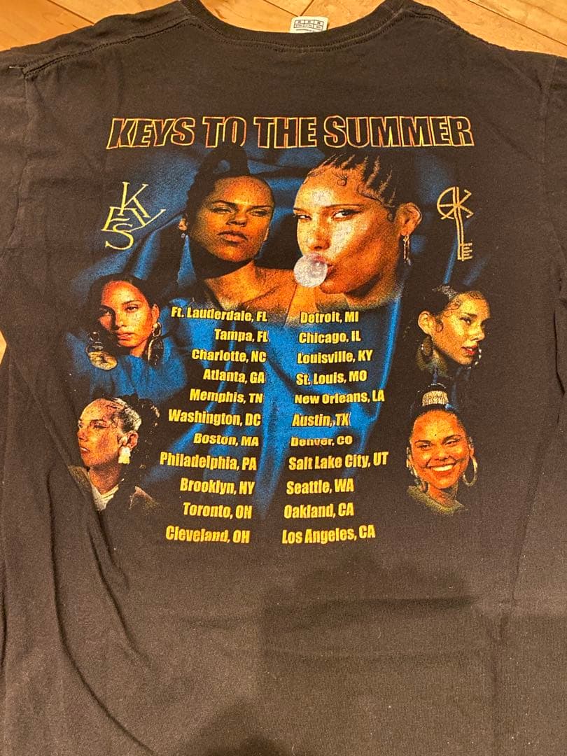 Alicia Keys Keys To The Summer Tour T-shirt