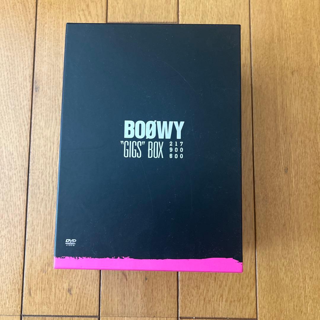 BOØWY GIGS BOX DVD 公式通販 BOOWY GIGS” BOX.