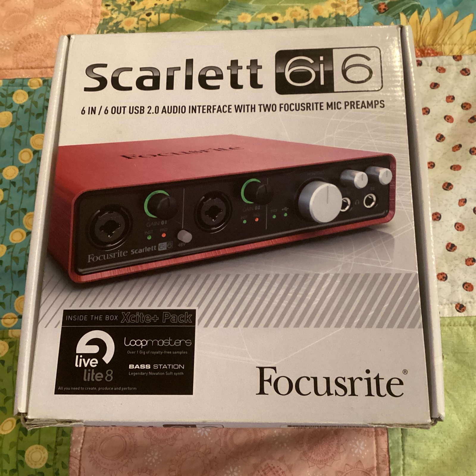 Focusrite Scarlett 6i6 1st Generation DJ機材 Focusrite Scarlett