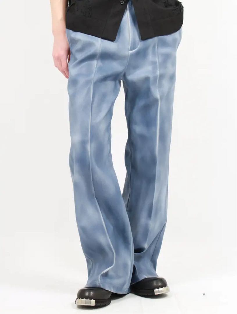 SUNSET MOSSA WOOL WIDE SAROUEL SLACKS