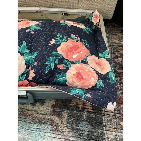 Vintage Suitcase Dog Pet Bed