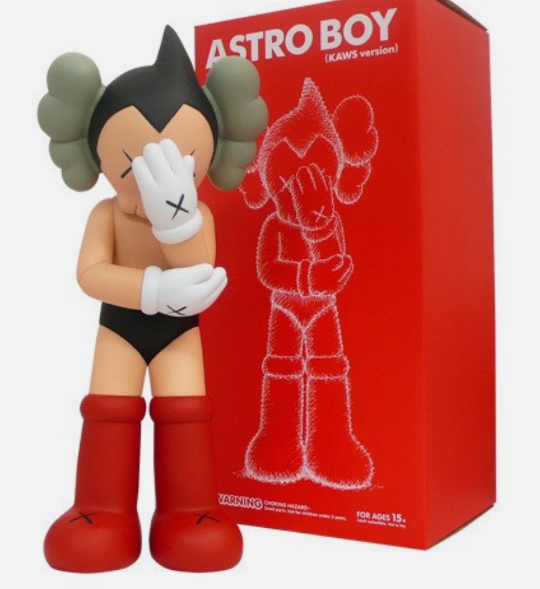 Medicom Toy x KAWS Astro Boy ORIGINALFAKE Vinyl Figure RARE