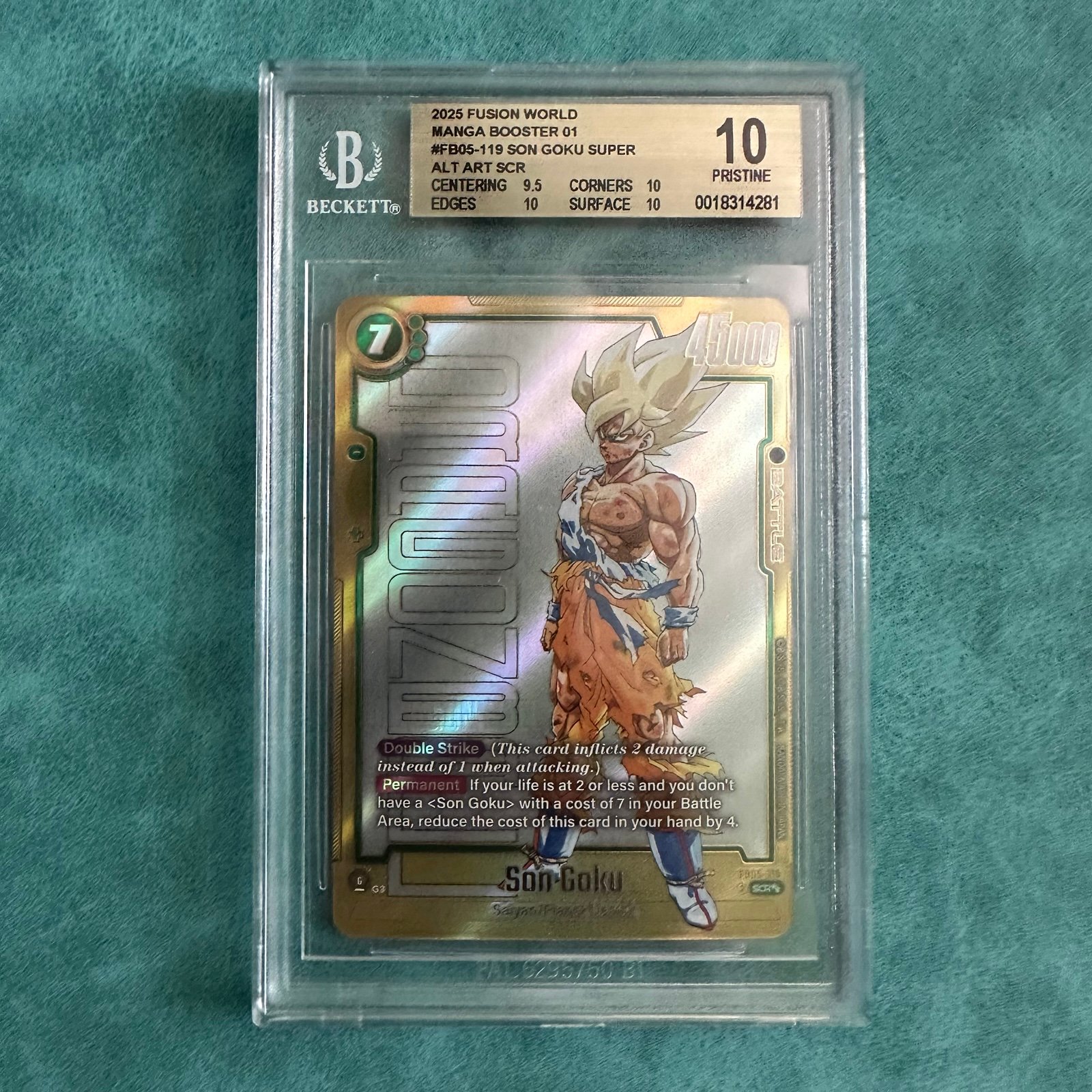 Son Goku (Fusion World) Manga Booster 01 #FB05-119