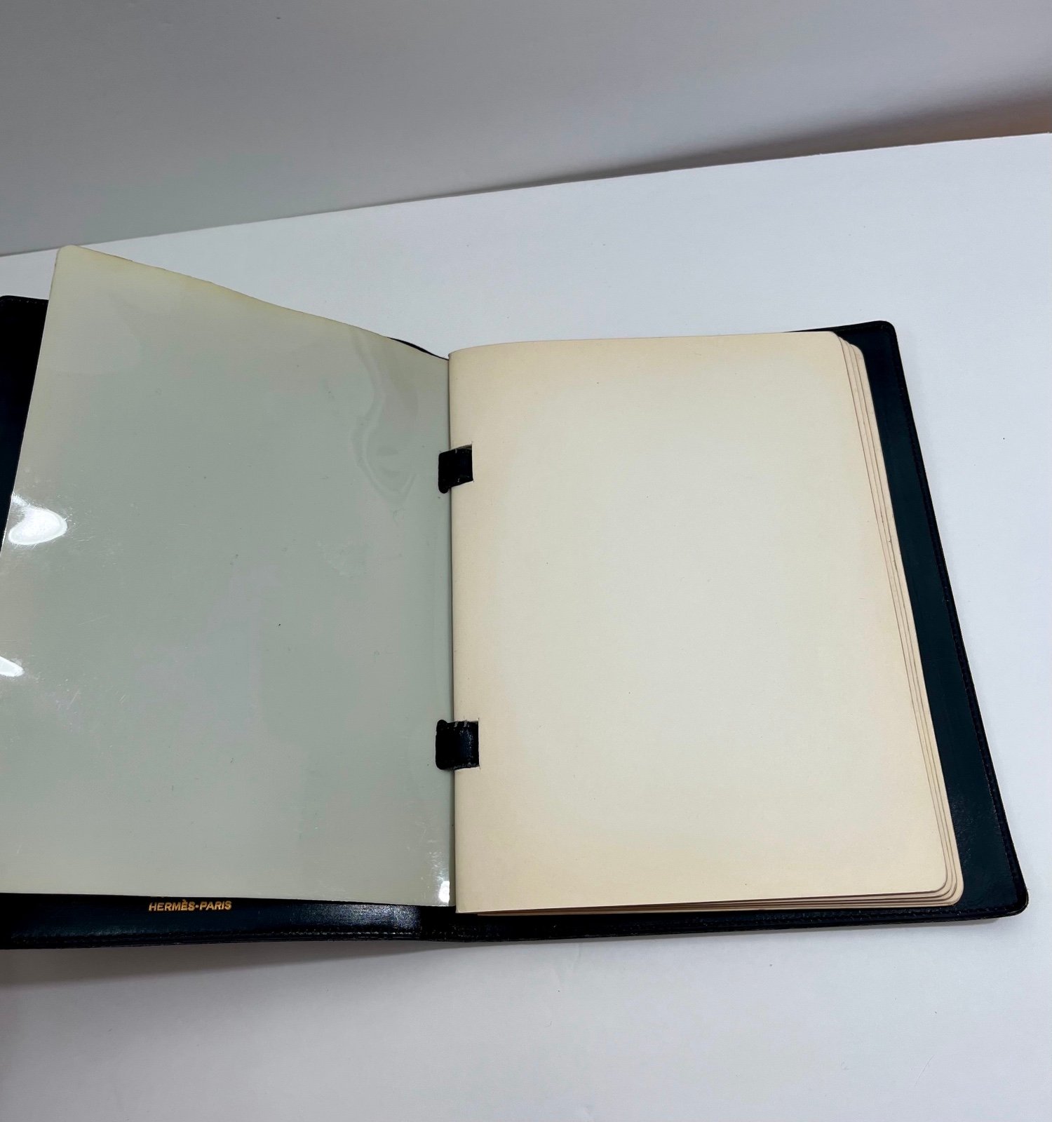 Vintage Hermes Leather Notebook