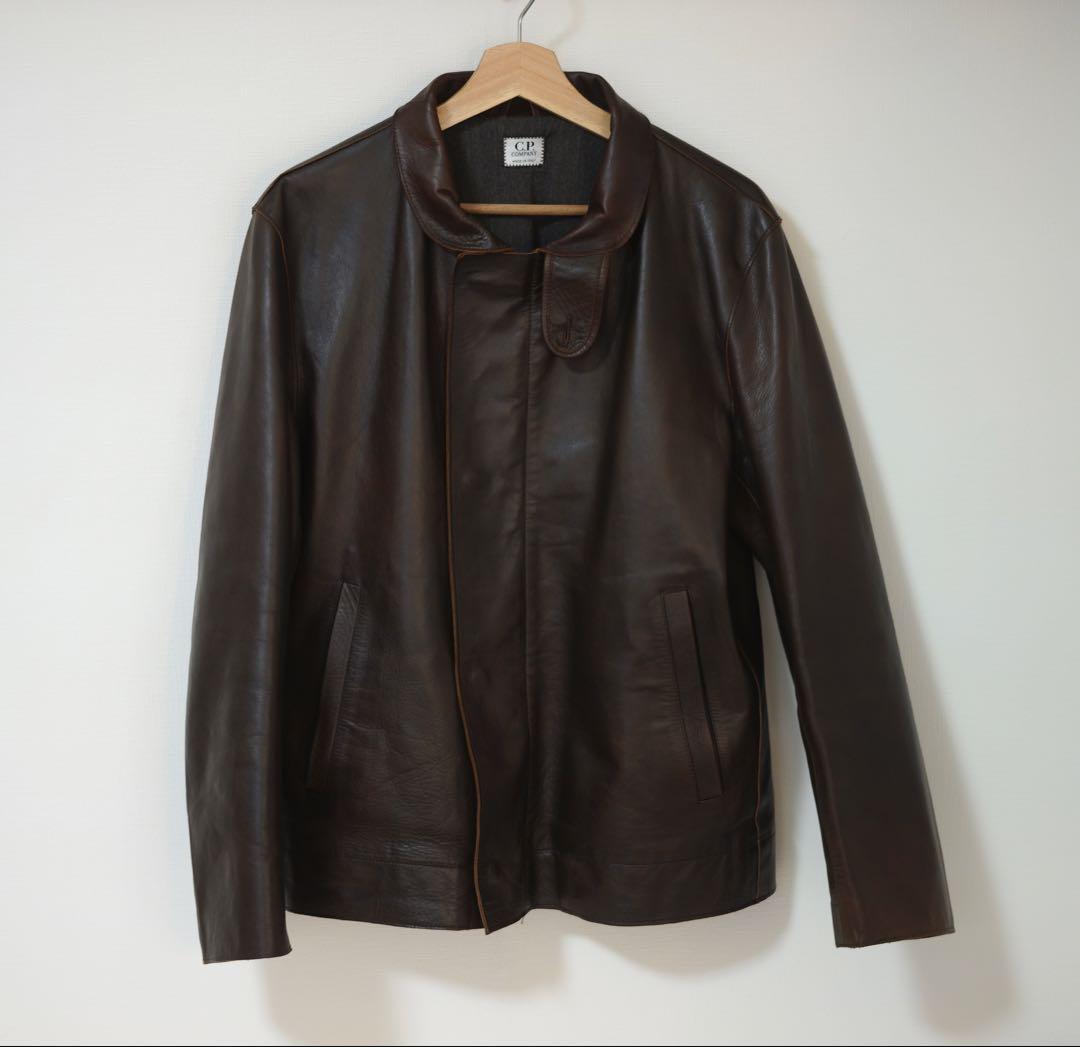 Archive 2002s C.P. Company leather jacket