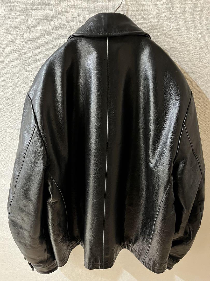 Old GAP 90s 00s Cowhide Single Riders Jacket M