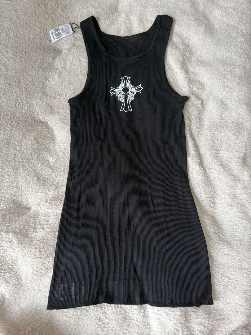 Chrome Hearts Hairy Cross Rib Tank Top