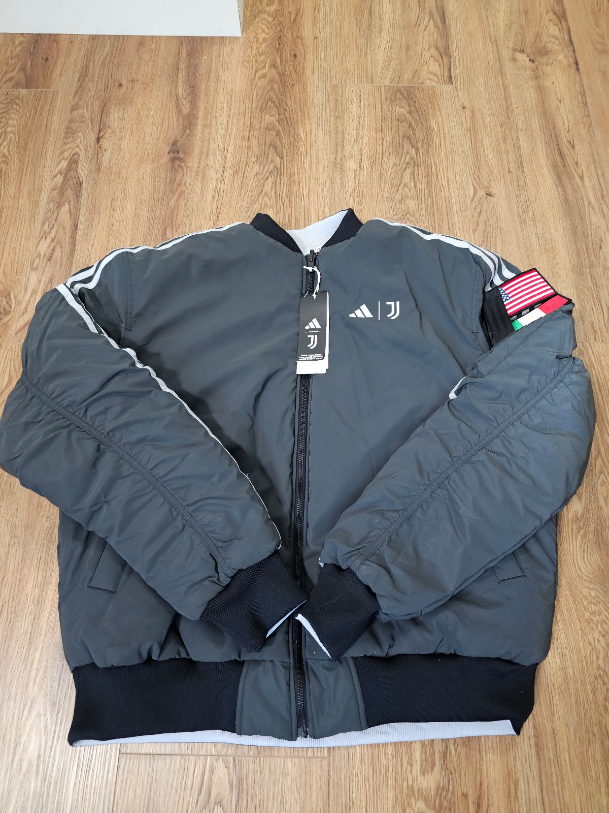 AllSaints men's Cora suede bomber jacket L