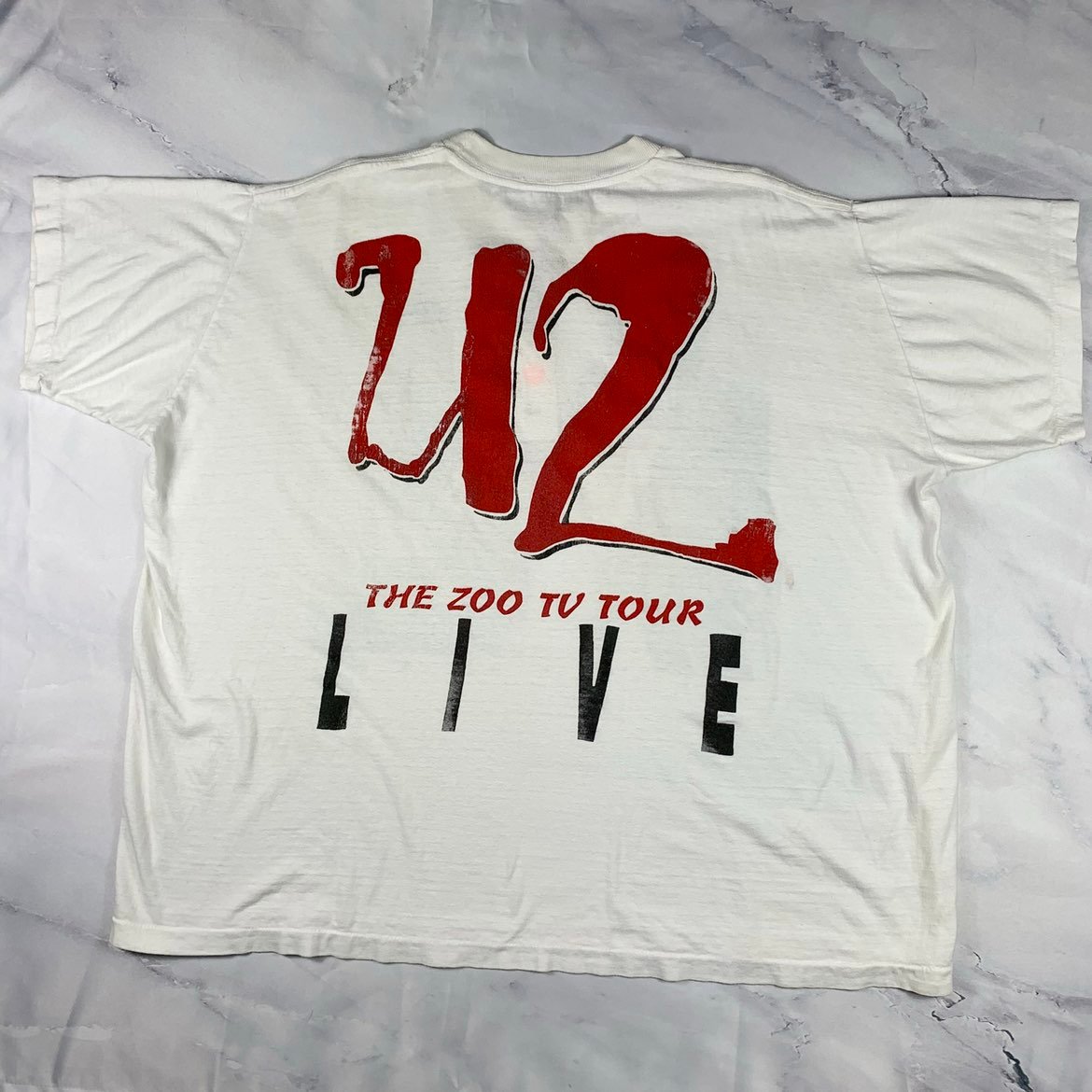 Vintage 90's U2 Zoo TV Tour T-Shirt