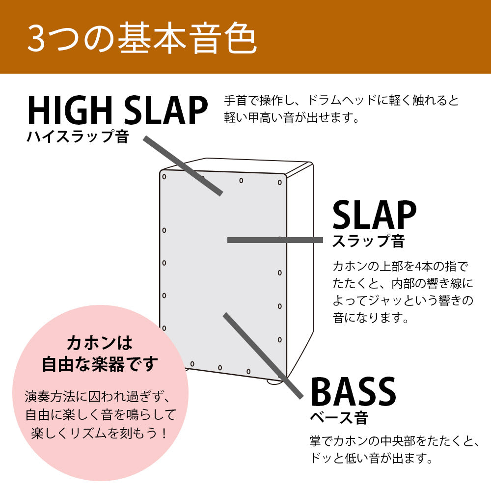 GECKO カホン Cajon ハイエンドモデル 打楽器 木製 エボニー バーチ