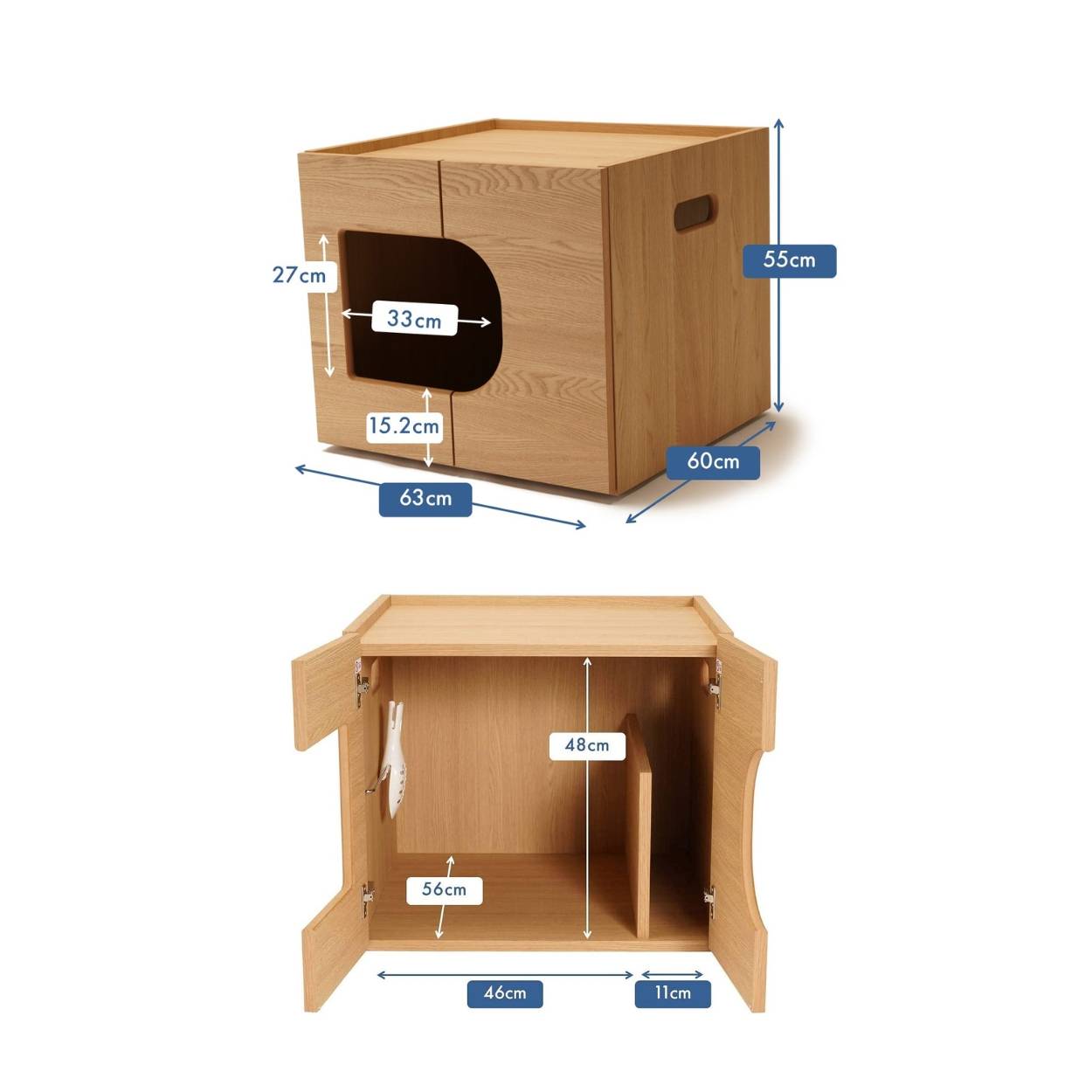 カリモク家具 キャット レストルーム ナチュラル KARIMOKU CAT RESTROOM