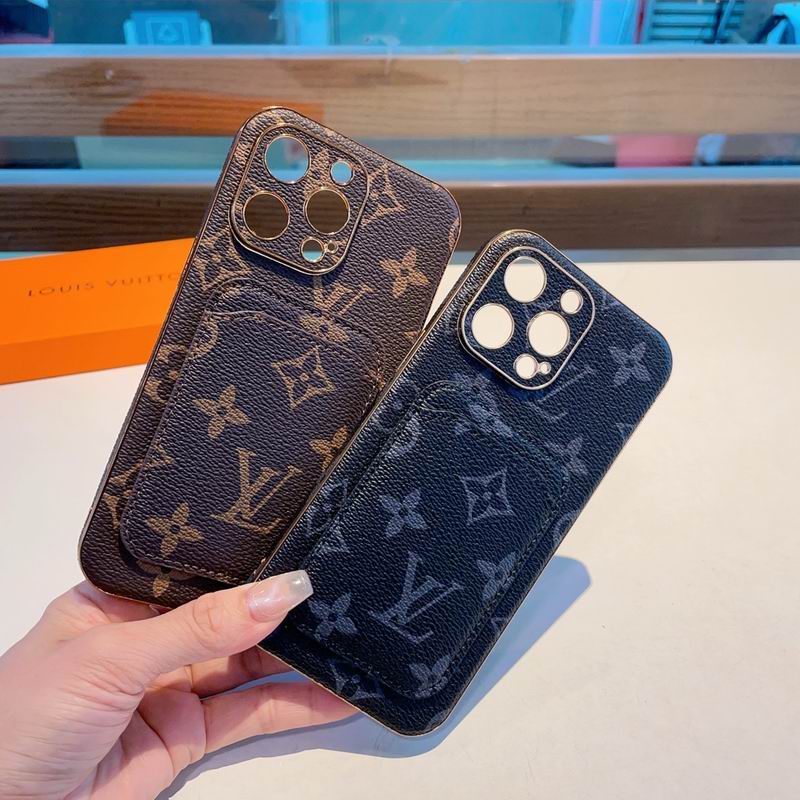 Louis Vuitton iPhone Case Card Holder Back Cover For iPhone