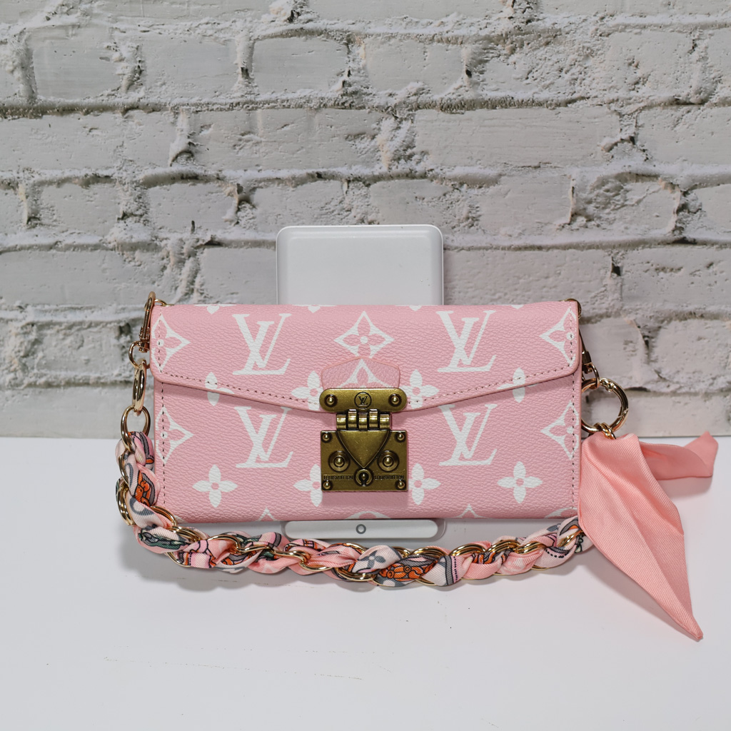 Louis Vuitton iPhone Case Pink Monogram for 17/Pro/Pro Max/ Air