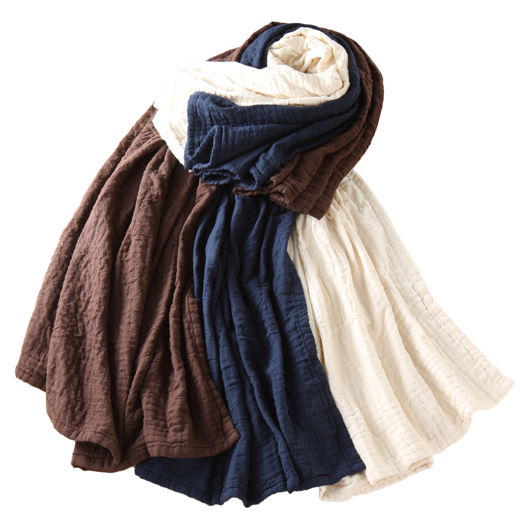 マシュマロワッフルガーゼカラースロー 約140×200cm（3020AY37