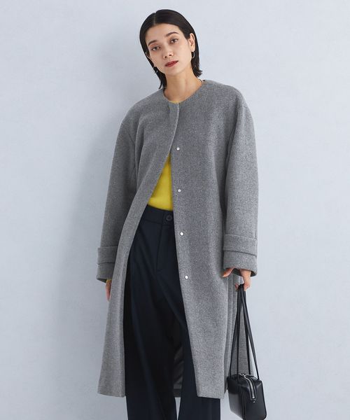 size SHORT/TALLあり］SENTDALE WOOL セントデールウール ノーカラー