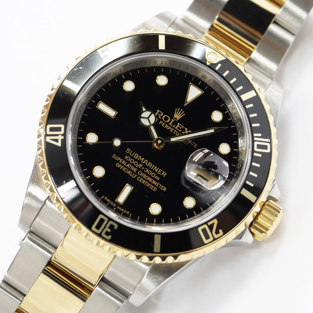 名東】【ROLEX】ロレックス サブマリーナ デイト 16613LN Z番 ブラック