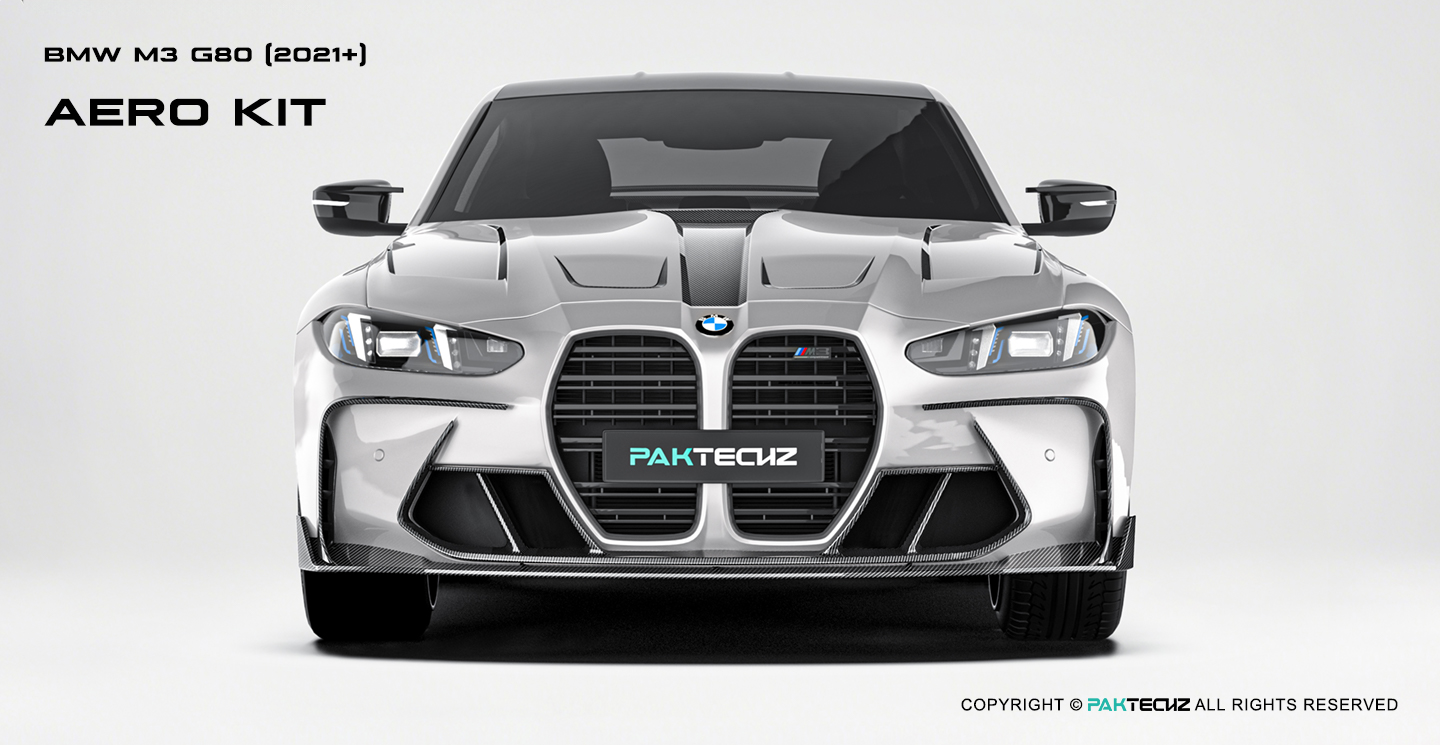 BMW M3 G80 Carbon Fiber Front Lip | Aerodynamics & Race-Ready Styling