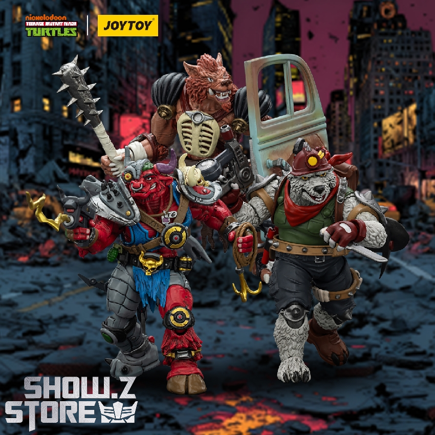 JOYTOY TMNT ミュータントタートルズ 1/18 フィギュア 8体セット