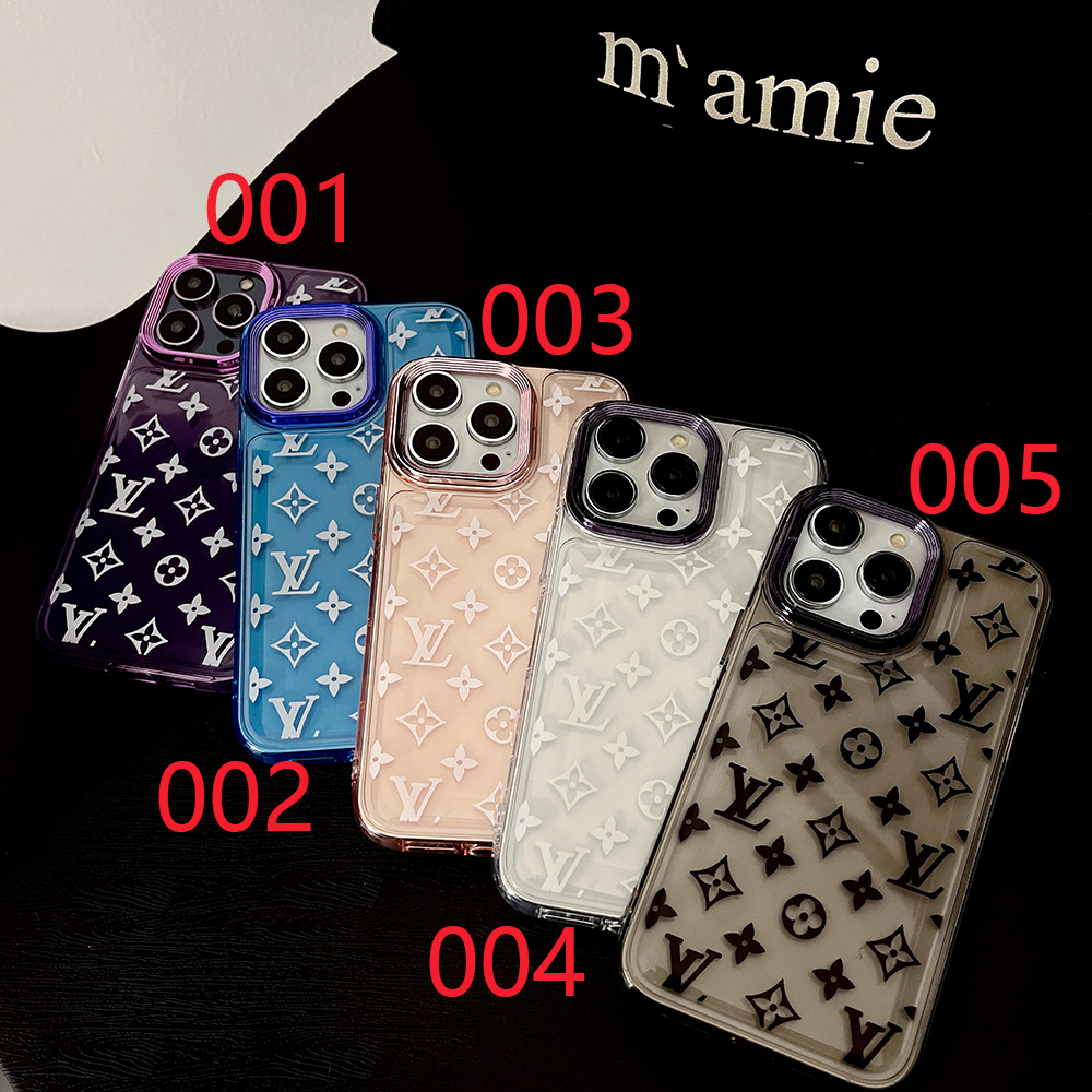ヴィトン iPhone15 Pro/14 Proケース モノグラム クリアタイプ LV