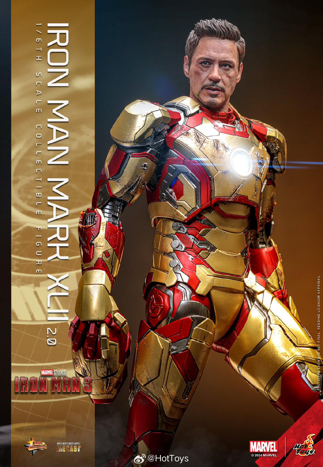 FIRST BATCH - HOT TOYS 1/6 MMS759D66B MMS758D65B IRON MAN MK 42