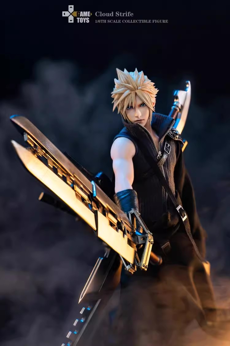 In Stock GAMETOYS Cloud Strife 1/6 GT-006A Male Action Figure Full