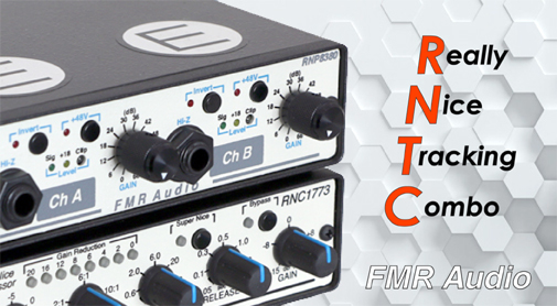 FMR Audio 「Really Nice Tracking Combo」Sound Designer誌 製品