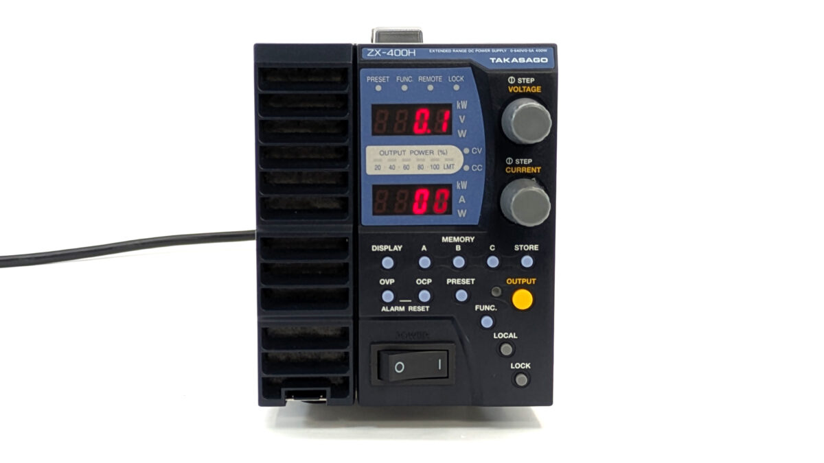 ZX-400H ズーム方式直流安定化電源 高砂製作所 S/N:428860100111