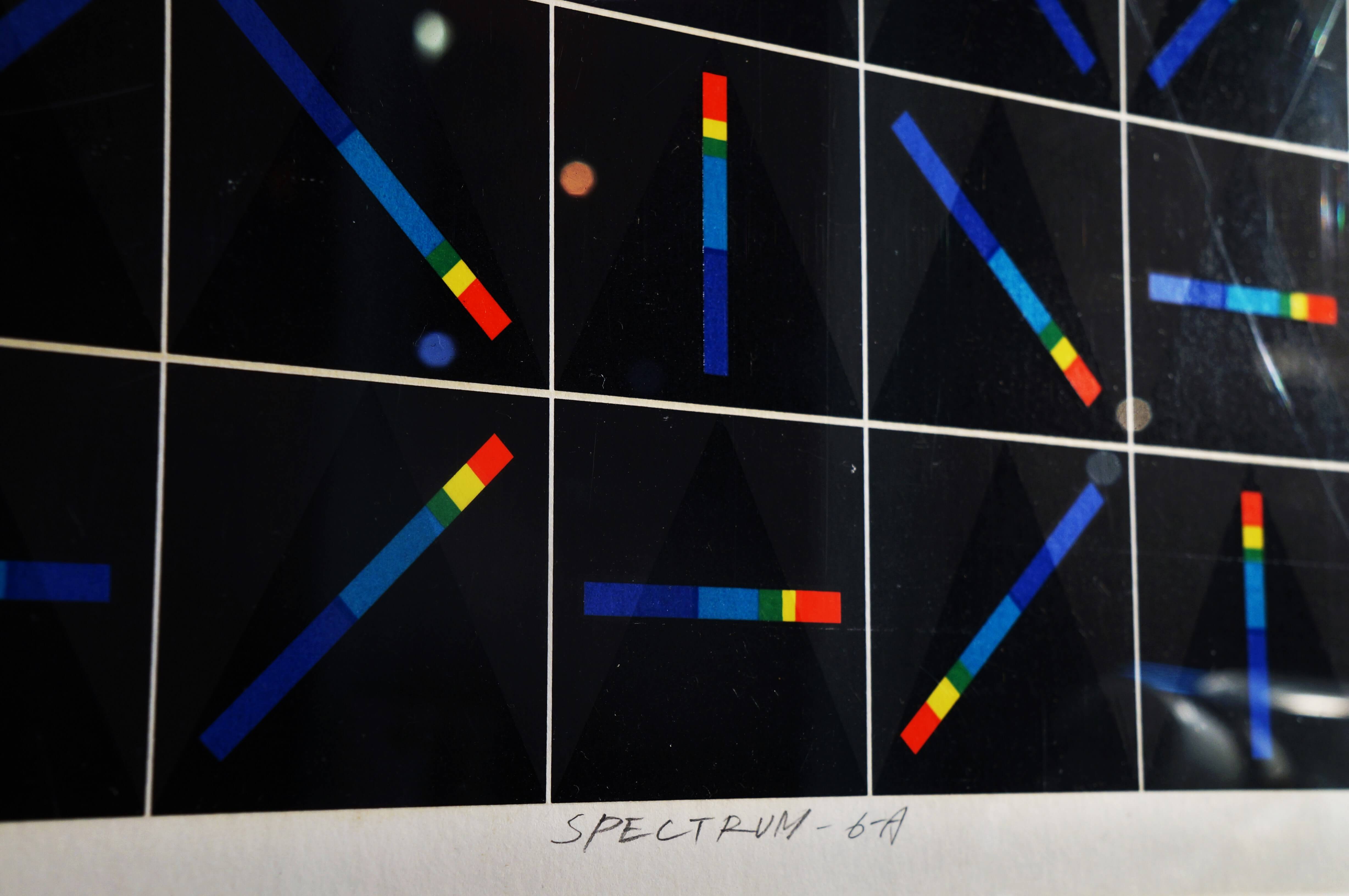 中山隆右 シルクスクリーン 〔分光-6-A〕SPECTRUMスペクトラム 幾何学